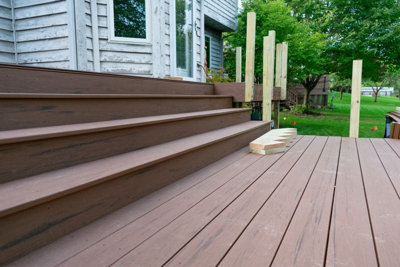 Deck Rail Staining