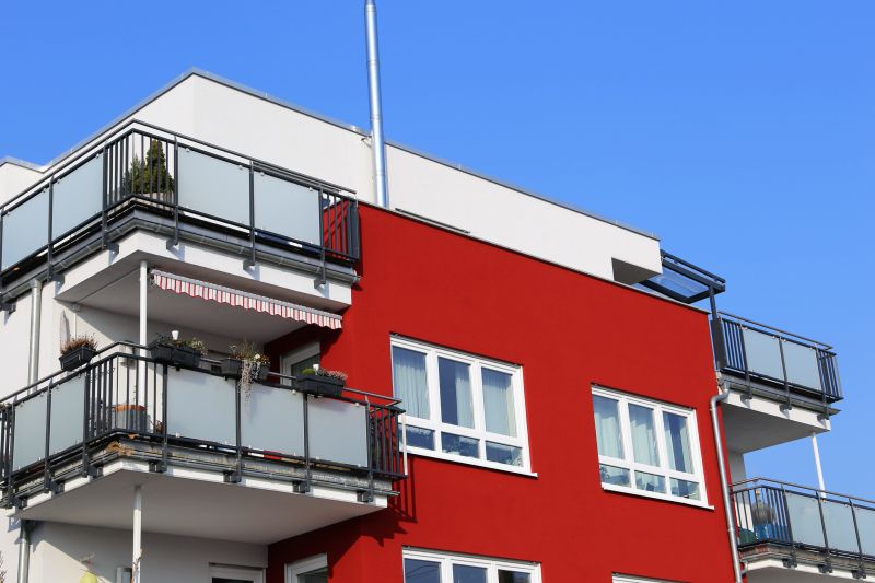 Colorful exterior of a house