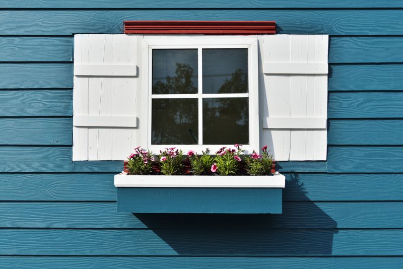 Window trim and shutters painting
