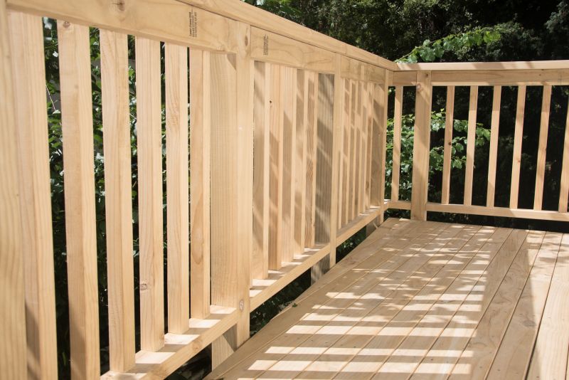 Products For Deck Rail Stainings in use