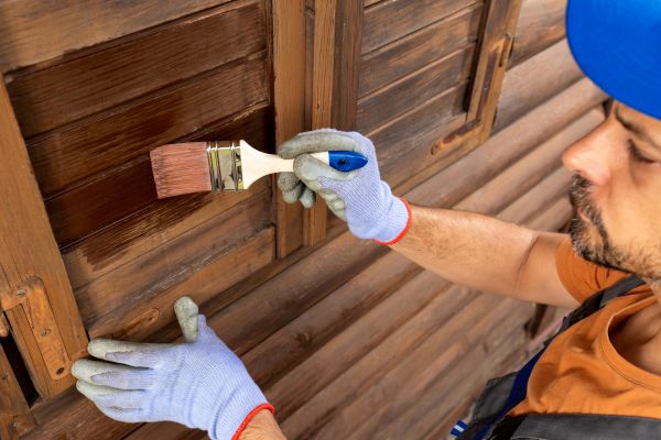 Exterior Wood Staining